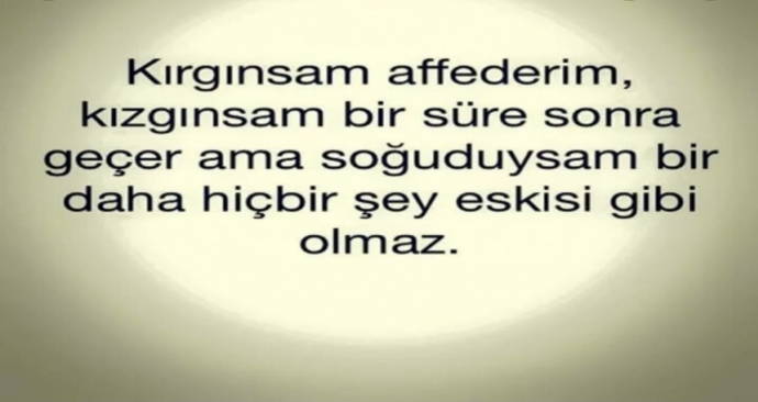 Bir insanı kendinizden soğutmayı başarabiliyor musunuz?