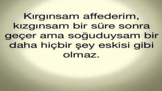 Bir insanı kendinizden soğutmayı başarabiliyor musunuz?