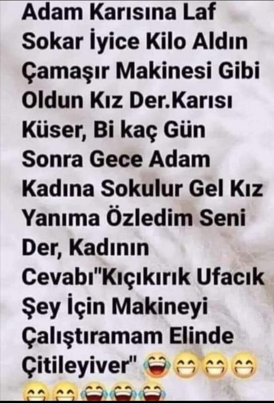 Sevgiliniz kilonuzla dalga geçse ona seks cezası verir misiniz?