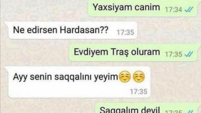 Sevgilinizi sakal traşı yaparmısınız?