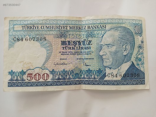 Eski 500 Türk lirası
