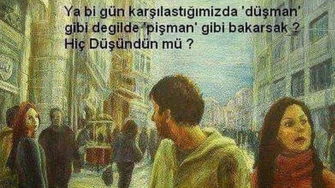 Eski sevgilinle karşılaşınca ne yapıyorsun?