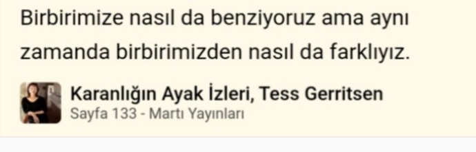 En sevdiğiniz kitabı ve içinden en sevdiğiniz bir cümleyi yazar mısınız?