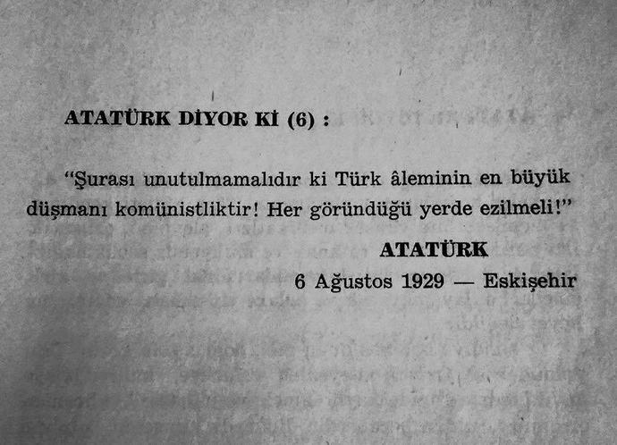 Atatürk, Türk milliyetçisi miydi Komünist mi?