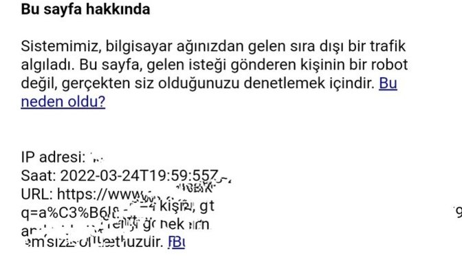 Bu hatayı alanınız var mı?