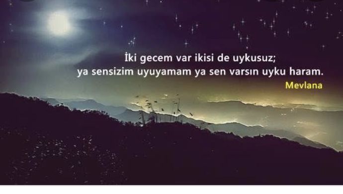 Gecenin büyüsüne yakışacak ne geliyorsa içinizden paylaşır mısınız?