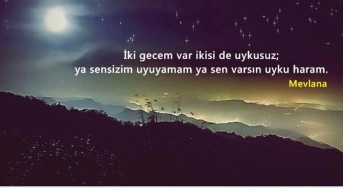 Gecenin büyüsüne yakışacak ne geliyorsa içinizden paylaşır mısınız?