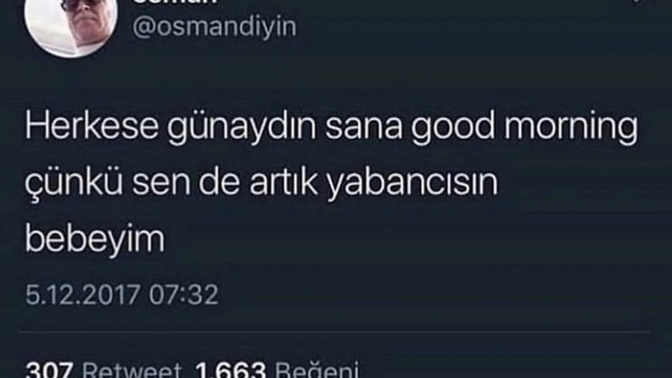 Günaydınn mesajı aldınız mı bu sabah?