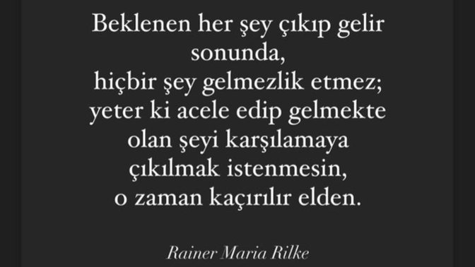 Beklenen her şey çıkıp gelir mi sonunda?