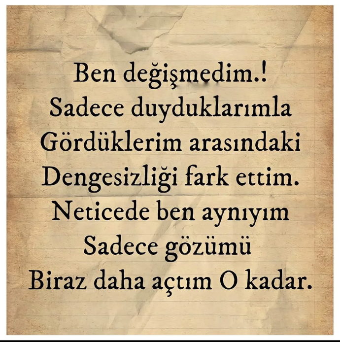 10 yıl önce nasıldınız? Şimdi nasılsınız? Değiştiniz mi?