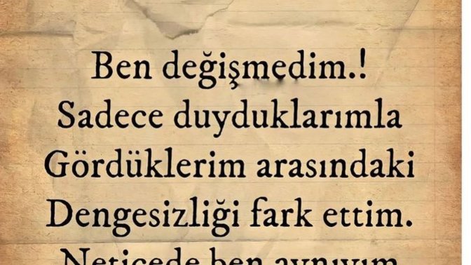 10 yıl önce nasıldınız? Şimdi nasılsınız? Değiştiniz mi?
