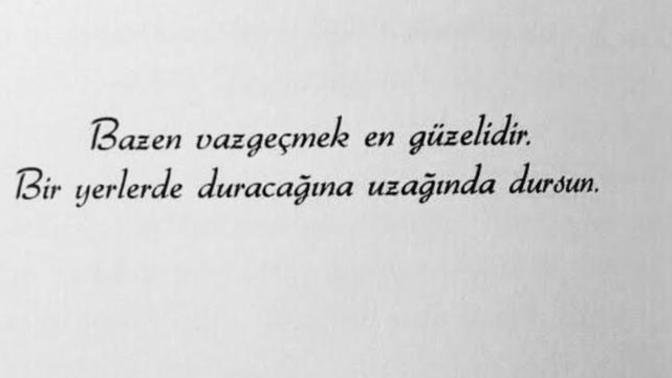 Hiç kendinizden vazgeçtiniz mi?