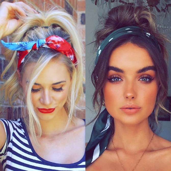 Bandana takanlar, saçlara hava katıyor mu?