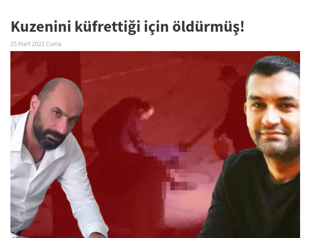 Kuzenini küfrettiği için öldürmüş! Siz böyle bir durumda ne yapardınız?