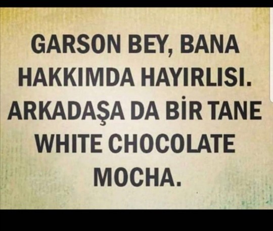 Starbucks tarzı cafe lerde siparişinizi verirken zorlaniyormusunuz?