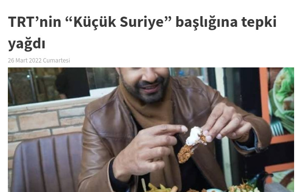 TRT’nin “Küçük Suriye” başlığı hakkında siz ne düşünüyorsunuz?