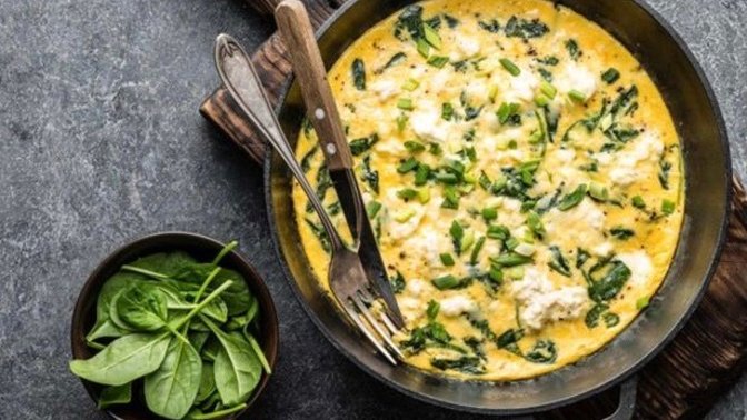 Ispanaklı omlet sever misiniz?