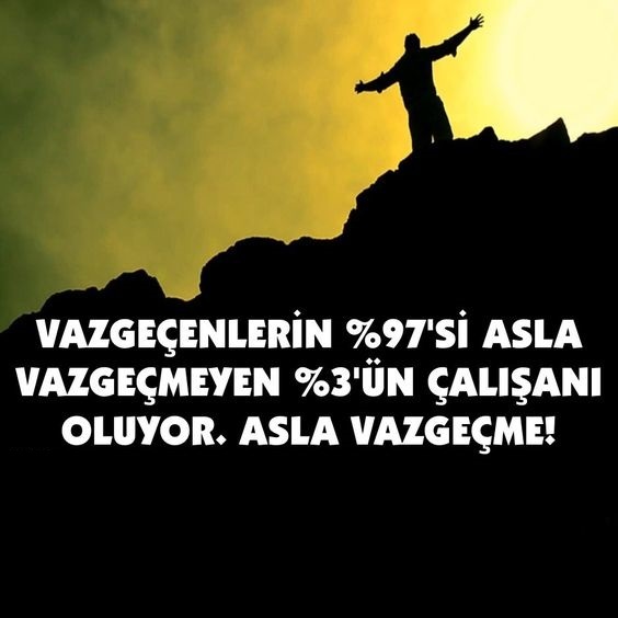 Nelerden vazgeçtiniz?