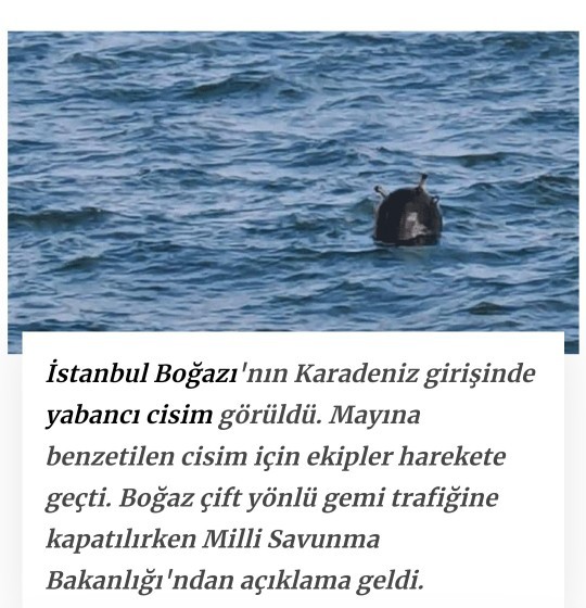 İstanbul Boğazında mayın paniği! Ukrayna-Rusya savaşı dönüp dolaşıp bizi mi vurdu?
