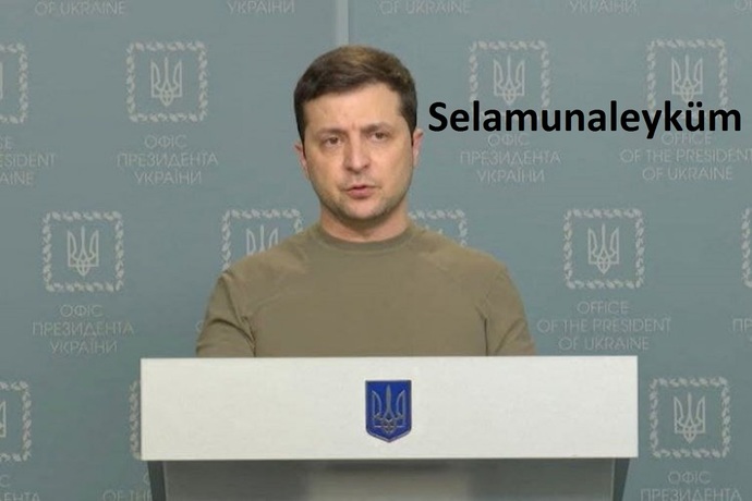 Zelenskiy Esselamunaleyküm ve rahmetullah dedi. Bununla ülkesindeki Müslümanları kazanabilir mi?