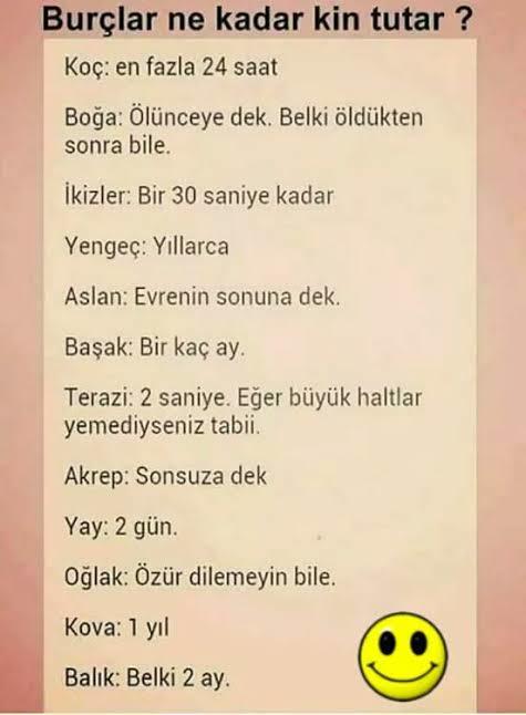 Burcuna göre ne kadar kin tutarsın?