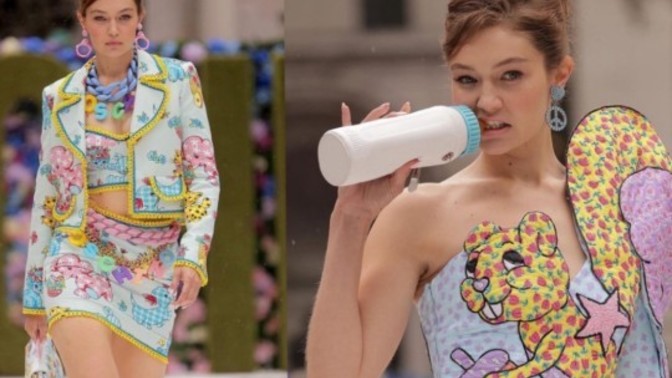 Gigi Hadid podyuma biberonla çıktı, sizce biberon bir moda akımı olabilir mi?