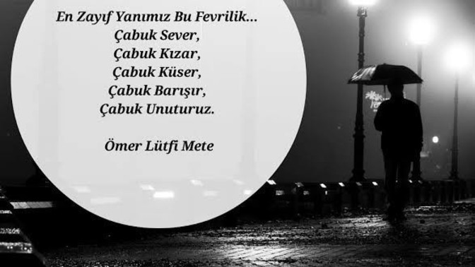 Fevri misin, sakin misin?