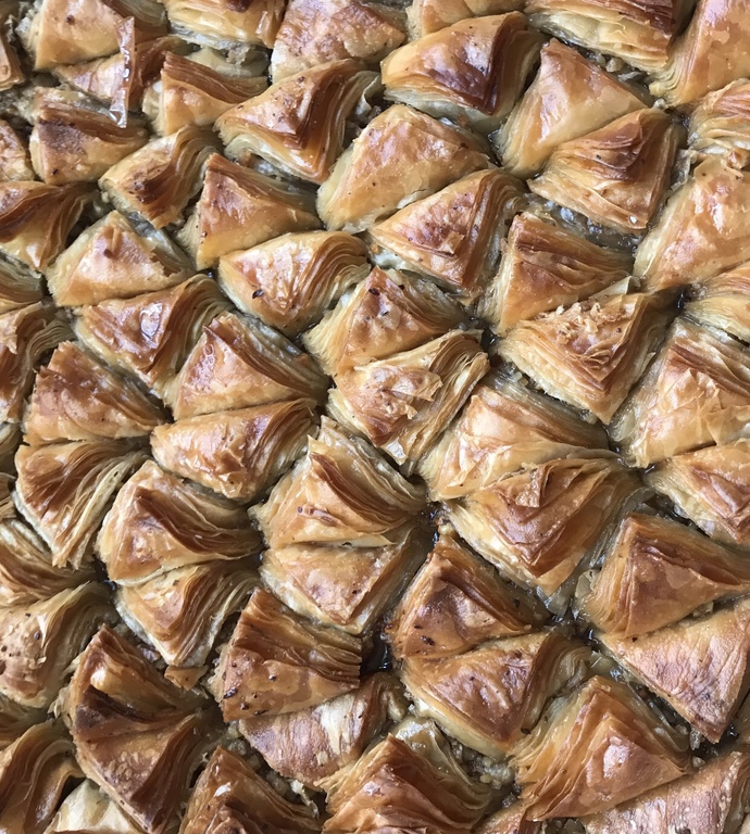 Ev baklavası yaptım nasıl olmuş, sever misiniz?