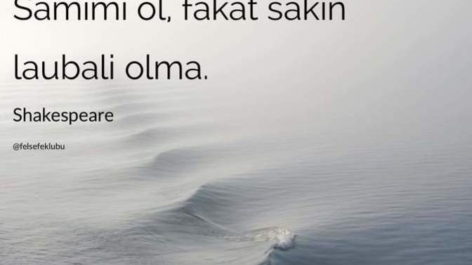 Laubali misiniz samimi mi?