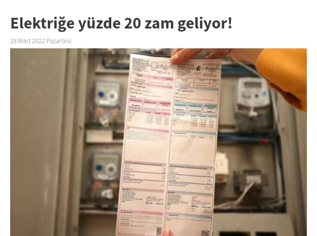 Elektriğe yüzde 20 zam iddiası var. Böyle bir zammı kaldırabilir misin?