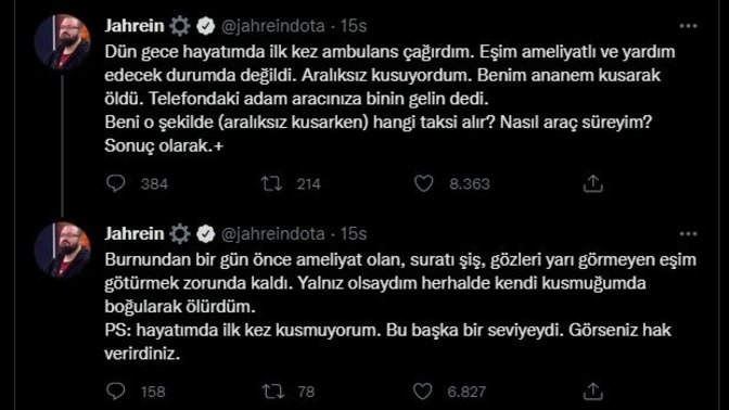 Jahrein'e ambulans gitmedi, tartışma başladı. Sence ambulans hangi durumlarda çağrılır?