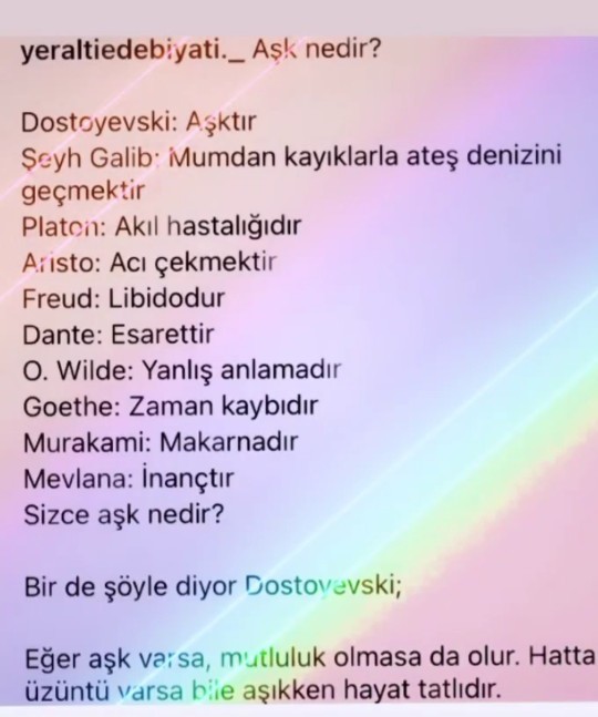Peki ya sizce aşk nedir?