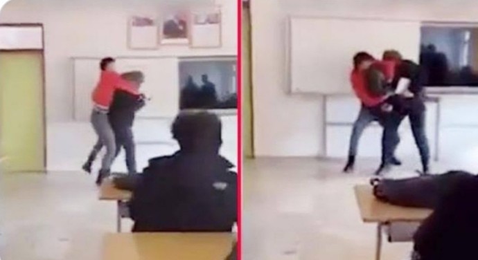 Öğrenci, sınıfa giren öğretmeninin başına poşet geçirdi! Günümüzde eğitime ve öğretmene yeterince değer veriliyor mu?