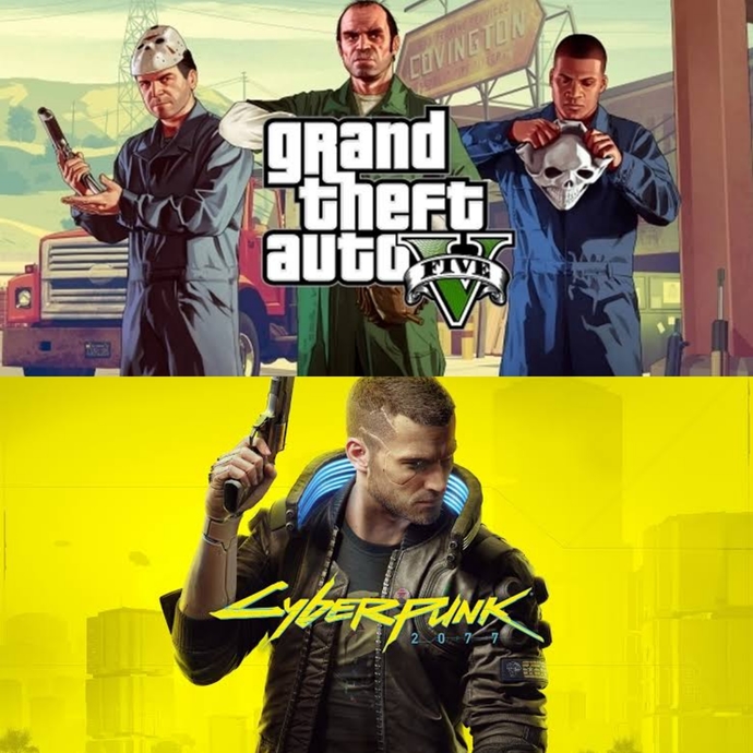 GTA 5 vs. Cyberpunk 2077! Sizin tercihiniz hangi oyundan yana?