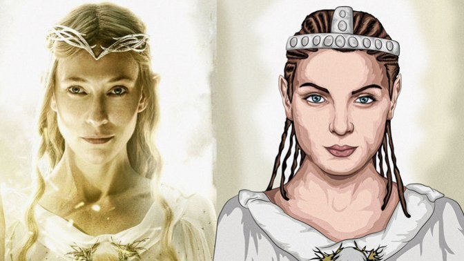 Galadriel çizimi neden olmamış?
