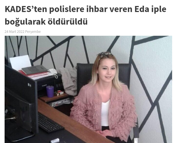 KADESten polislere ihbar veren Eda, iple boğularak öldürüldü! KADES uygulaması faydalı olabiliyor mu?