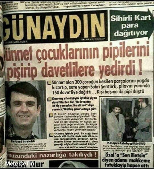 Sünnet derisini kestikten sonra ne yapıyorlar?