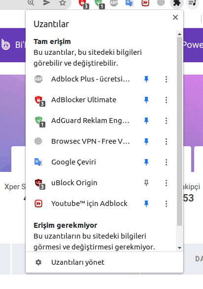 Google Chromeda kullandığınız eklentiler neler?