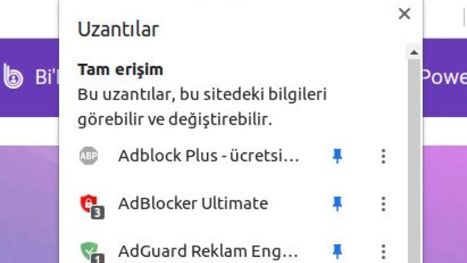 Google Chrome'da kullandığınız eklentiler neler?