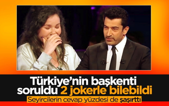 Kim Milyoner Olmak İsterde Anayasadaki başkentimiz neresidir? sorusu güçlükle cevaplandı! Sizce heyecandan mı?