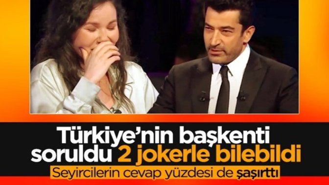 Kim Milyoner Olmak İster'de "Anayasa'daki başkentimiz neresidir?" sorusu güçlükle cevaplandı! Sizce heyecandan mı?