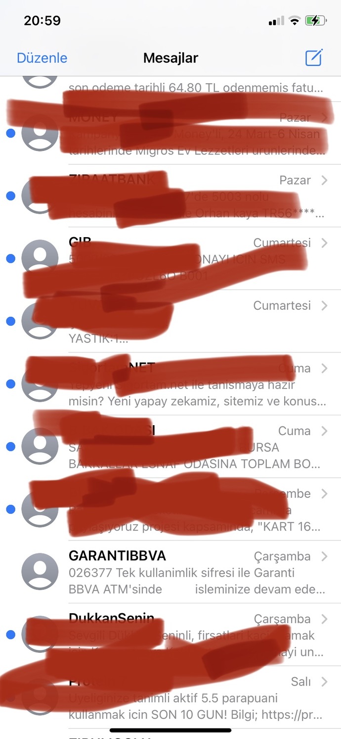Bugün Garanti bankadan mesaj geldi ve borcumu ödemezsem yasal süreç başlıyacak diyor ama hesabım bile yok?