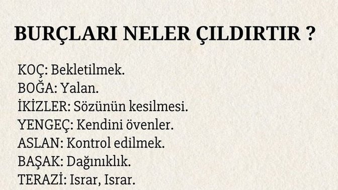 İyi Geceler Hadi bakın bakalım? Ne çıldırtır sizi?