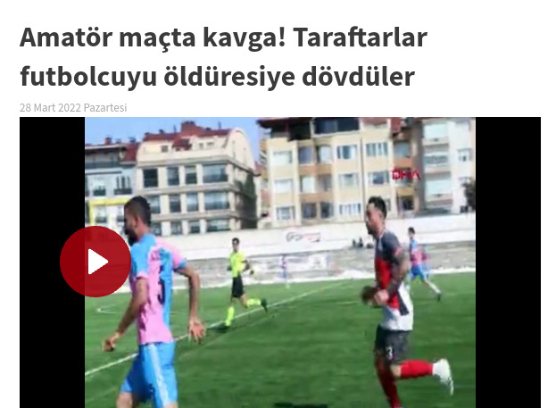 Amatör maçta kavga: Taraftarlar futbolcuyu öldüresiye dövdüler! Sporda şiddet ne zaman sona erecek?