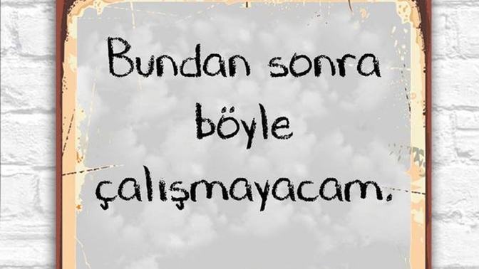 Bundan sonra - diye başladığın cümleyi nasıl bitirirsin?