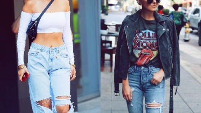 Bir zamanlar moda olan yırtık pantolonları hala giyen var mı?