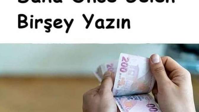 Hayatta paradan daha önemli bir şey var mı sizin icin?