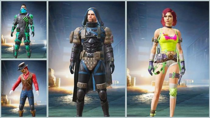PUBG mobil oyununda kaç karaktere sahipsiniz?