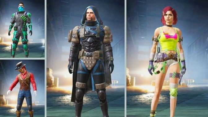 PUBG mobil oyununda kaç karaktere sahipsiniz?