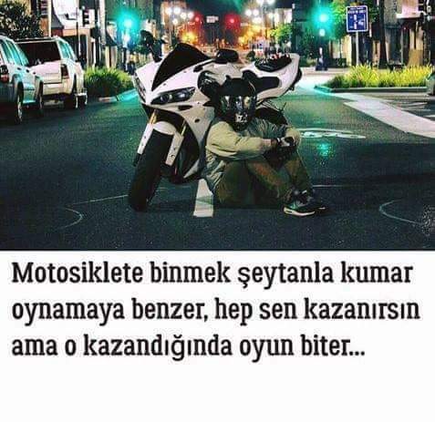 Motorsiklet kullanıcıları bu soruya cevap versin... verir misiniz?